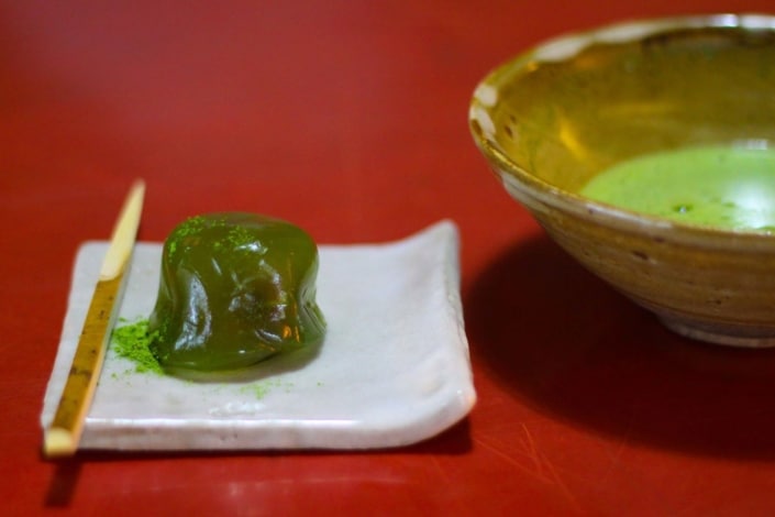 Wagashi or tea ceremony