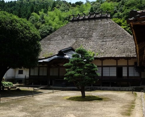 Tatched house in Tsuwano, Shimane
