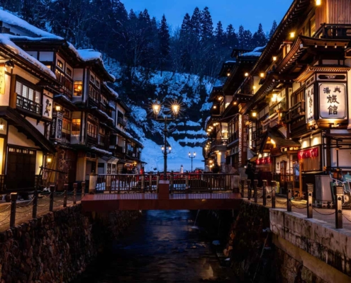 Ginzan Onsen in Yamagata