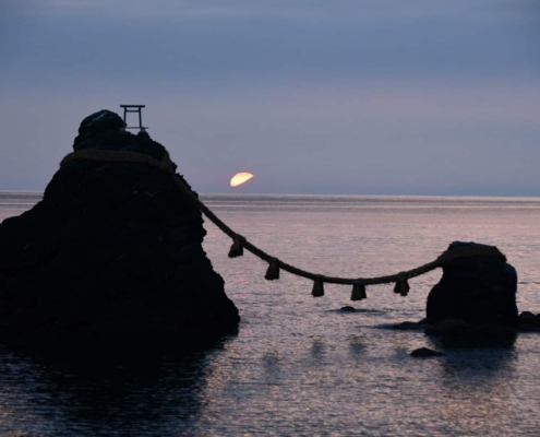 Meoto Iwa, the Wedded Rocks in Ise